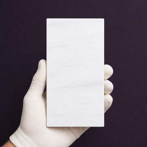 Bianco Dolomite White Marble Tile Sample