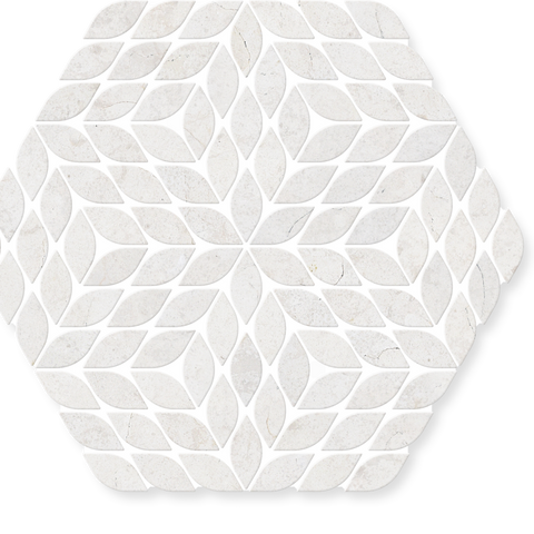 Arcadia - Hand-Cut Marble Mosaic 9.3" x 8.1" Sample