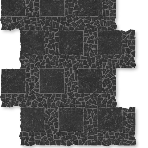 Caletta Belgian Bluestone Broken Edge Mosaic Sample