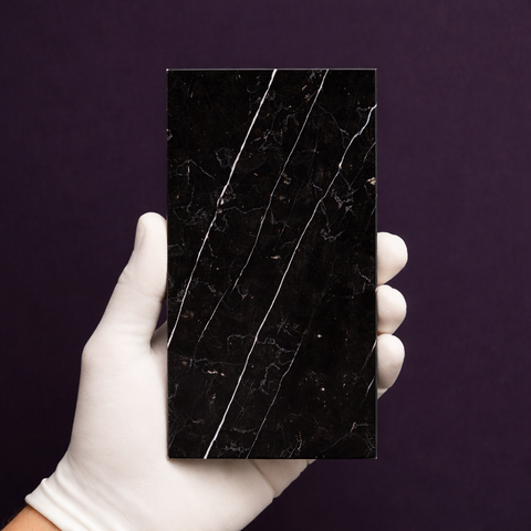 Nero Marquina Black Marble Tile Sample
