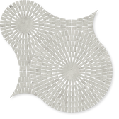 Drift Hand-Cut Circular Marble Mosaic 12.2