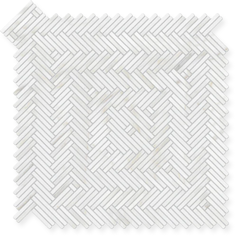 Modena - Hand-Cut Diamond Marble Mosaic 12.3" x 12.3" Sample