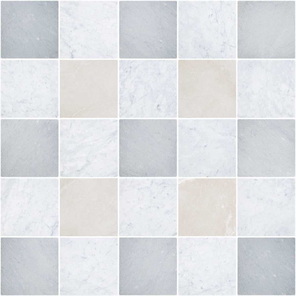 Carrara, Botticino, and Bardiglio