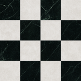 Botticino Turkish and Empress Green 12x12 Marble Polished Checkerboard Tile