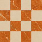 Rojo Alicante and Crema Marfil Select 12x12 Marble Polished Checkerboard Tile