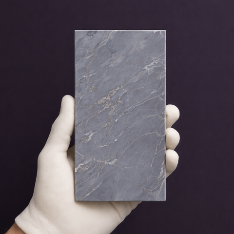 Bardiglio Imperiale Grey Marble Tile Sample