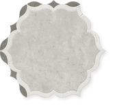 Sovana - Waterjet Marble Floral Mosaic 7.5