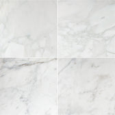 Calacatta Caldia 18x18 White Marble Tile