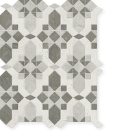 Valencia - Waterjet and Hand-Cut Marble Mosaic 9.7