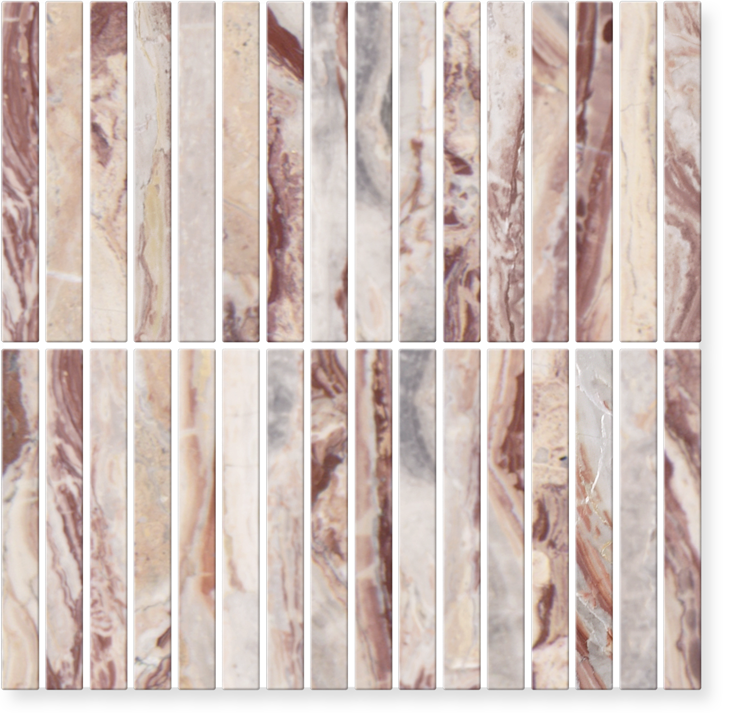 Ultra Stix - Hand-Cut Marble Mosaic 9.9