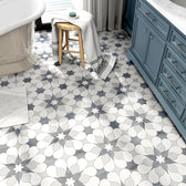 Artemis - Waterjet Flower Marble Mosaic 15.8