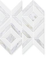 Haven - Hand-Cut Diamond Marble Mosaic Honed 10.1