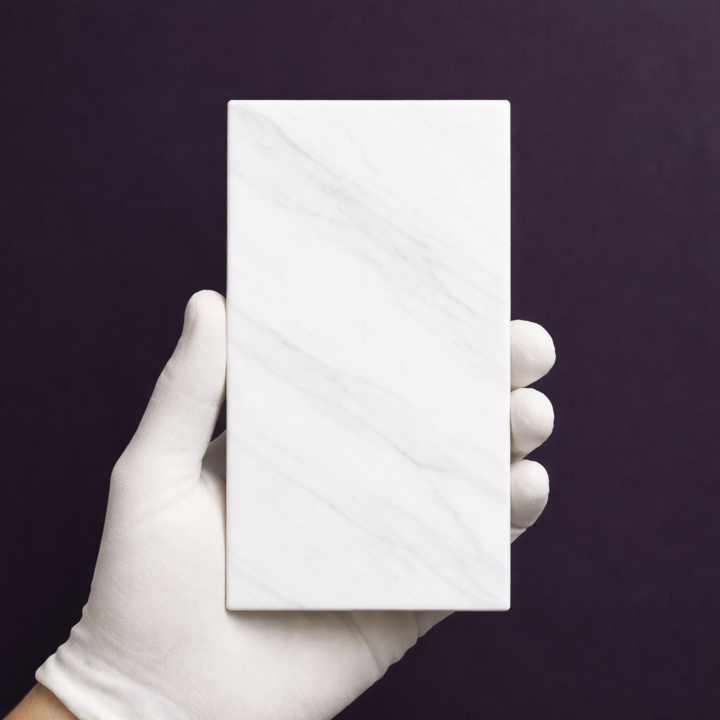 Oriental White Marble Tile Sample