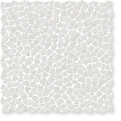 Genesis - Hand-Cut Marble Broken Edge Mosaic 12" x 12" Sample