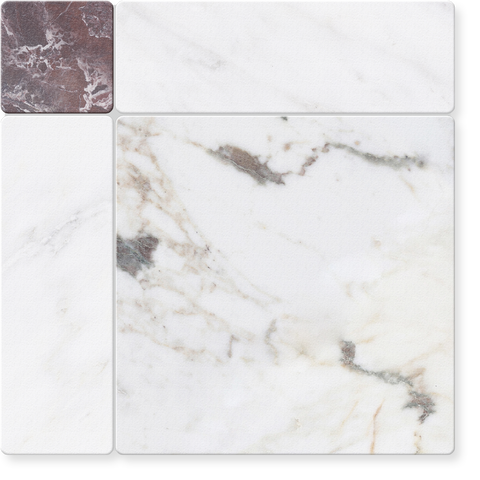 Fjordstone - Hand-Cut Marble Mosaic 10.5" x 10.5" Sample